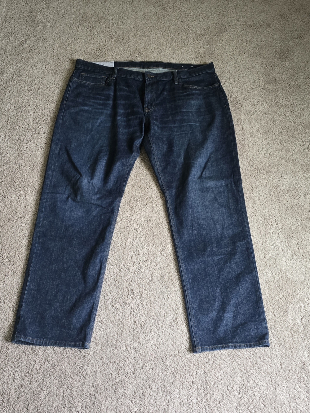 Banana Republic Men's Dark Wash Straight Leg Jeans 42x32